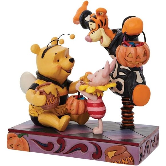 Disney Traditions by Jim Shore Winnie The Pooh and Friends Halloween Figurine - Picture 5 of 8